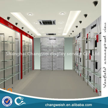 clothes shop display hangers/clothes shop display rack