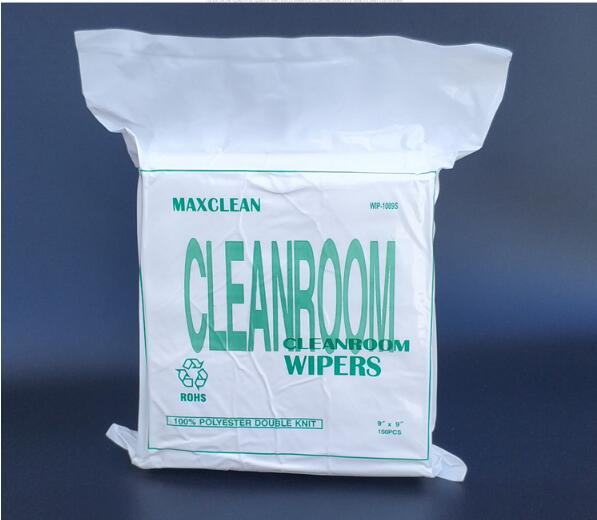 Dust Free Cleanroom Wiper Superior Microfiber Cleaning Cloth polyester cleanroom wiper