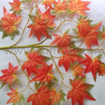 Wholesaler artificial maple leaf spray artificial maple leaves green flower Canada