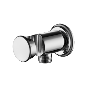 Shower holder with shower hose connection