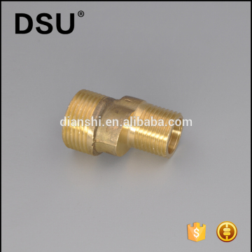 brass double joints pipe fittings brass bellows BSP/NPT thread male connector