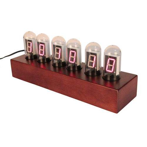 Wooden Digital Clock with Seconds