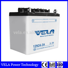 12N24-3A 12V24AH Conventional Dry Charged Lead Acid Motorcycle Battery