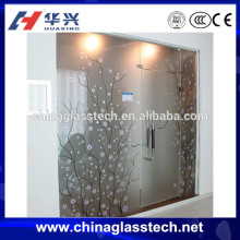 CE certificate aluminium profile insulated glass slat sliding door