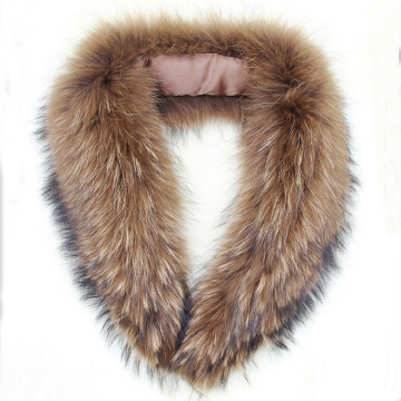 Natural garment fur real raccoon fur trimming