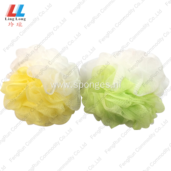 Wholesales two side Sponge shower scrub