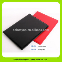 16051 Top Quality Custom PU File Folder a4 clear file folder document holder