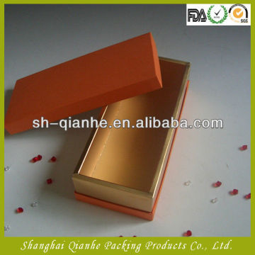 Luxury necktie box, foil stamping box, paper necktie box