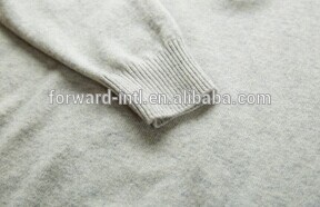 high quality men's cashmere sweater with zipper