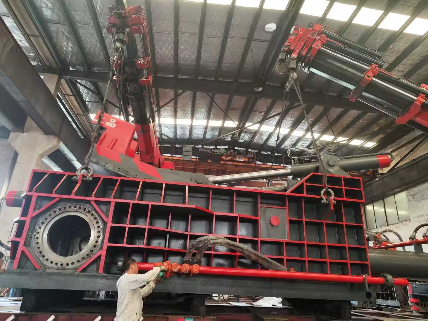 enfardadeira hidráulica do metal 1000t 1000t hydraulic metal baler