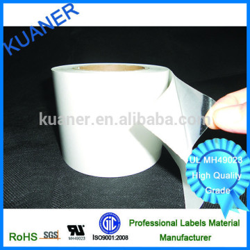 permanent solvent based acrylic labels material