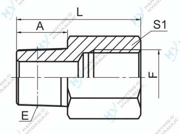 NPT Male/BSP Female Hydraulic Adapters