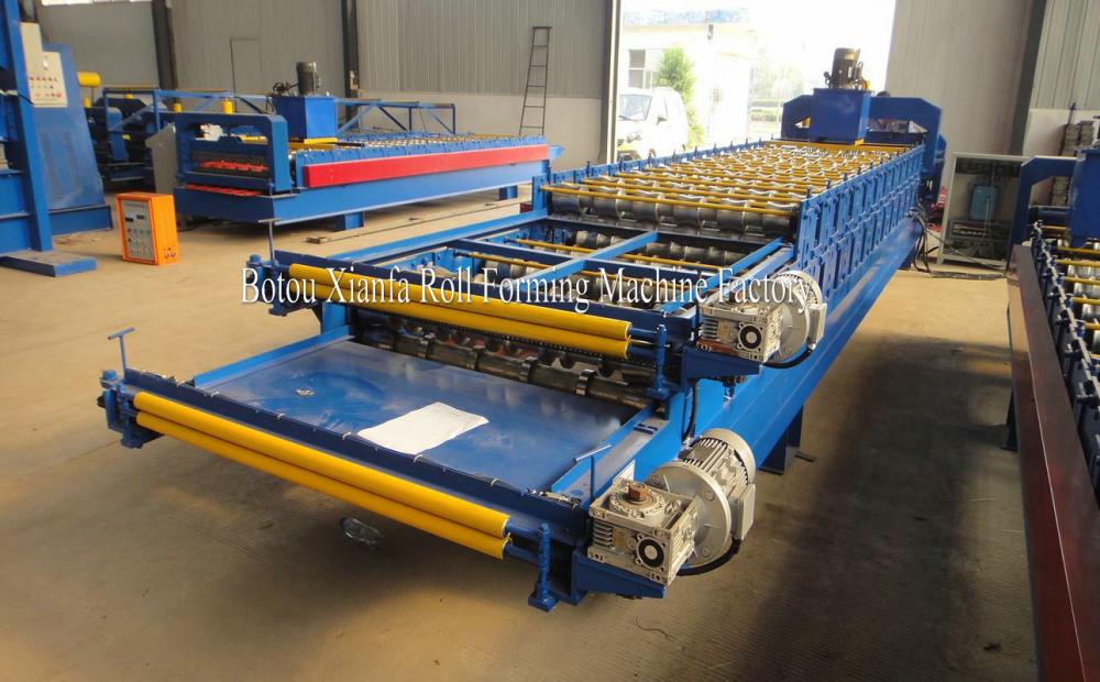 Galvanized Sheet Double Roof Roll Forming Machine