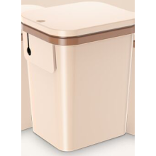 Automatic Sealing Trash Can with Inner Deodorizer