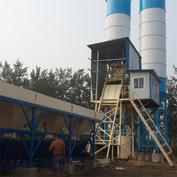 Durable fully fixed electrical concrete batching plant