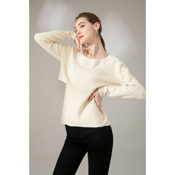 Casual all-in-one knit sweater