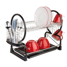 Simple metal dish rack for the kitchen