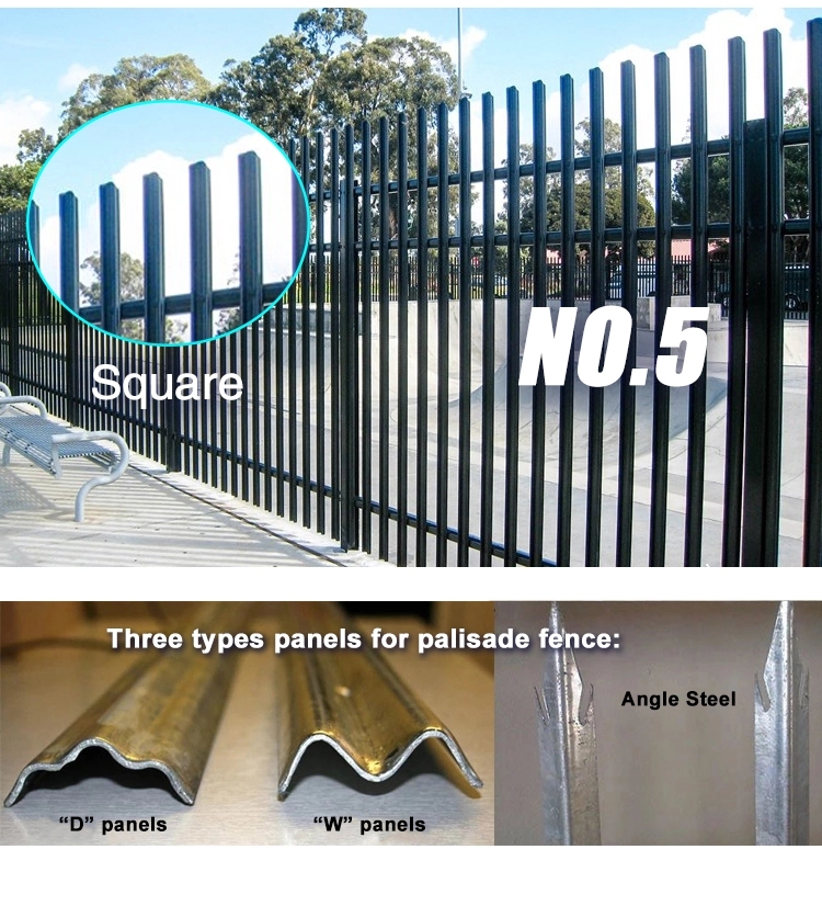 Galvanized and Powder Coated Palisade FENCE Picket Garden