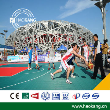 Outdoor PP Basketball Floor