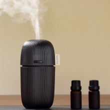 Car Essential Oil Diffuser Portable USB Aromatherapy Ultrasonic Air Refresher Humidifier for Travel Vehicle Office H