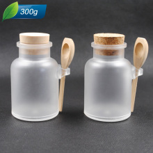 round bath salt bottle 300g  bath salt jar  plastic bottle