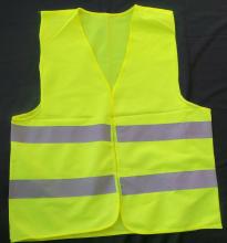 PVC X-ray Thread Yellow Reflective Safety Vest