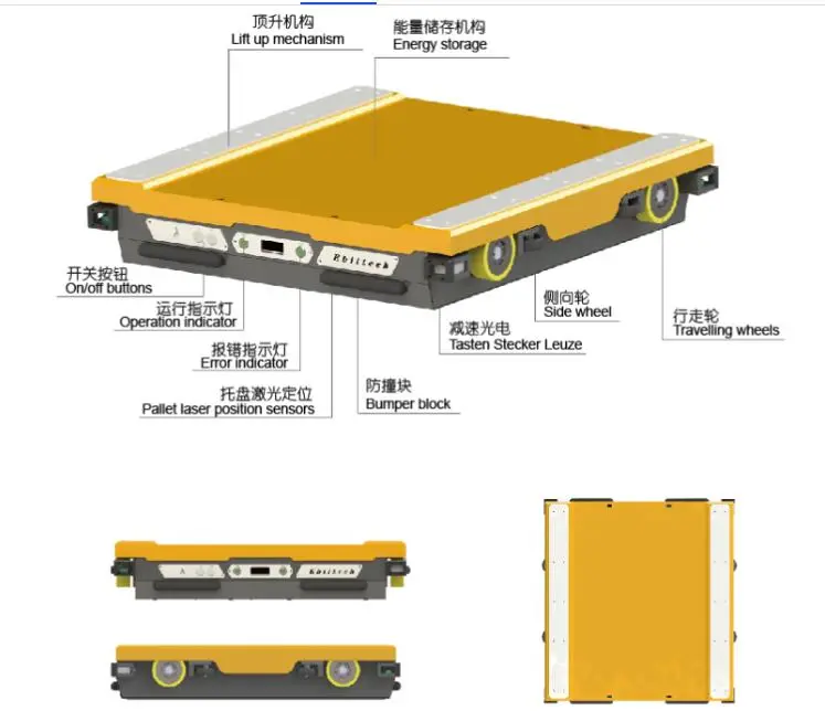 Ebil-Warehouse Storage Stacker Crane with Radio Shuttle Racking