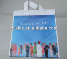 plastic carrier handle bag/hdpe/ldpe handle bag
