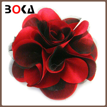 Fabric flower for garment decoration wedding sequin brooches