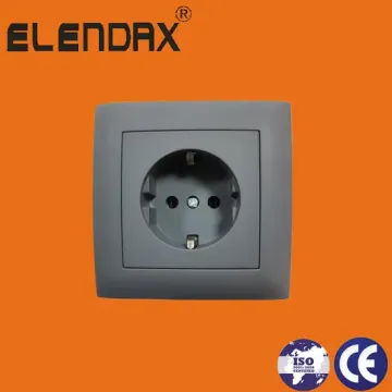 European Type Schuko Socket with Ceramic Base