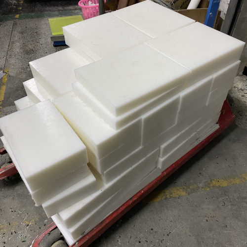 White Square 100mm Thick PA6 Nylon Sheet