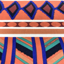 Colorful Rayon Vscose Print Woven Garment Fabrics