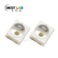 Kupolo objektyvas 2835 SMD LED „Amber 590nm“ 60 laipsnių