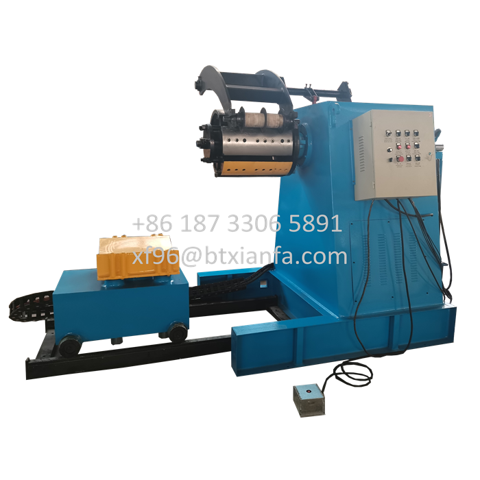 Hydraulic Recoiler with Coil Car 5Ton