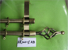 Heliciform Shape Ironwork Curtain Rod Decorative Rod