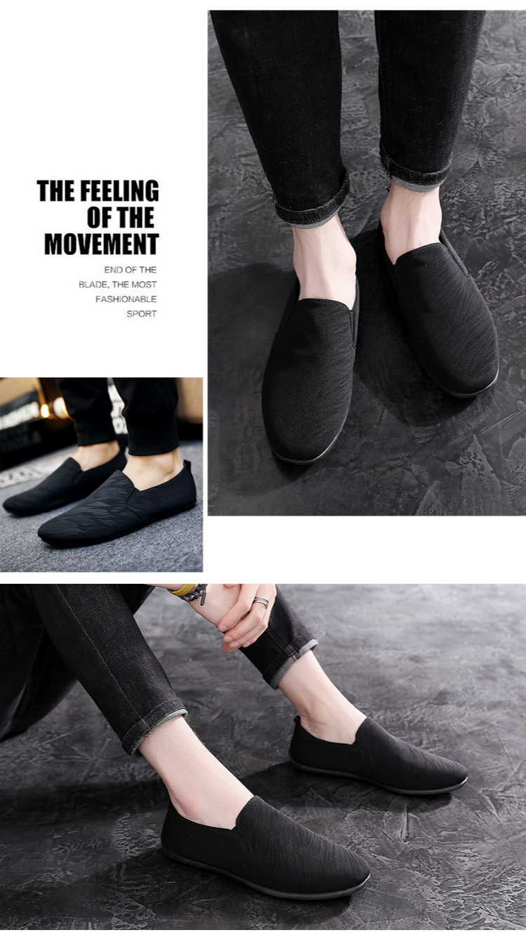 Supplier Fashion Casual New Style for Men Low Price EVA OEM Business Peas Shoes Lazy Shoes Trend a foot British Style