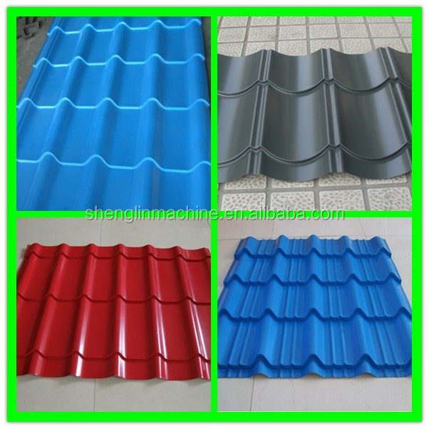 Clay roof tiles making machines, glazed molding rolling forming machine