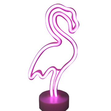 Creative LED Flamingo Neon Strip Light Cactus Unicorn Atmosphere Bulb