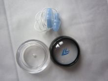 Customized Waterproof Silicone Blue Howard Leight Swim Earplugs , Ear Protection