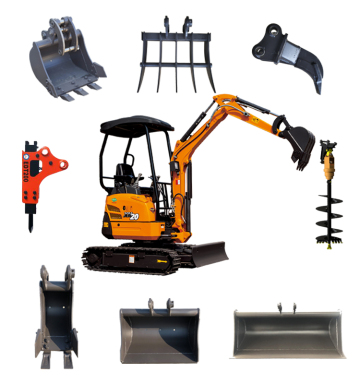 Rhinoceros Hot sale xn20 2ton excavator for sale