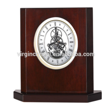 Promotion Gifts Wooden Table Clock Wooden Desktop Clock