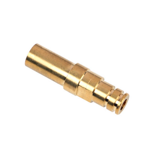 Brass connector for connecting handle and faucet