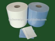 Wood Pulp & Polyester Fabric Industrial Cleaning Towels