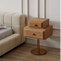 Vertical Bedside Table Double Layer Design Stable Bedside Table Manufactory