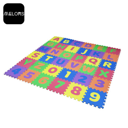 Tapis Alphabet et chiffres Puzzle Tapis de jeu pour bébé