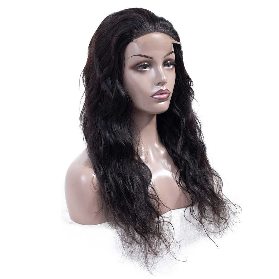 brazilian cuticle aligned body wave women 4x4 closure lace wig human hair closure wig