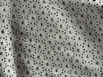 perforated suede artificial leather lamb suede leather coats machinery leather perforated artificial leather for garments