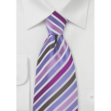 100% Pure Woven Stripe Silk Tie CXTN-155