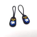 Rubber PVC Logo Zipper Pulls Puller For Bag