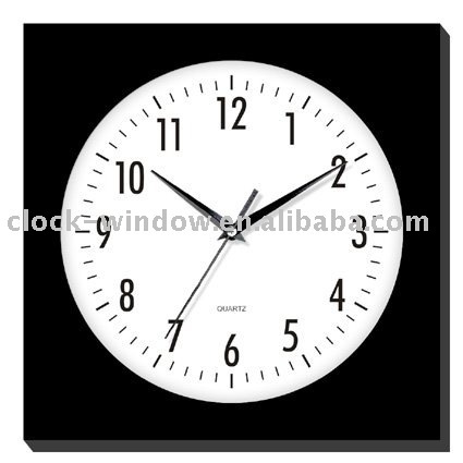 10" SQUARE clock